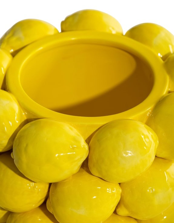 Keramische kom / vaas Citroenen - Tuinkabouter Chrisje