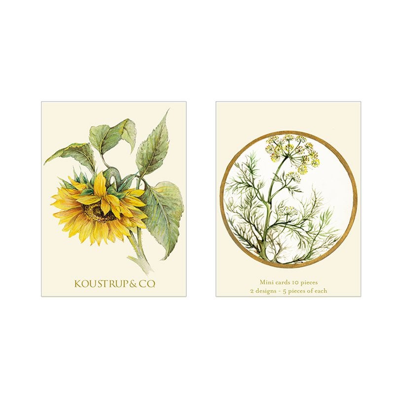 Minikaartjes - set van 10 stuks met enveloppe - Tuinkabouter Chrisje