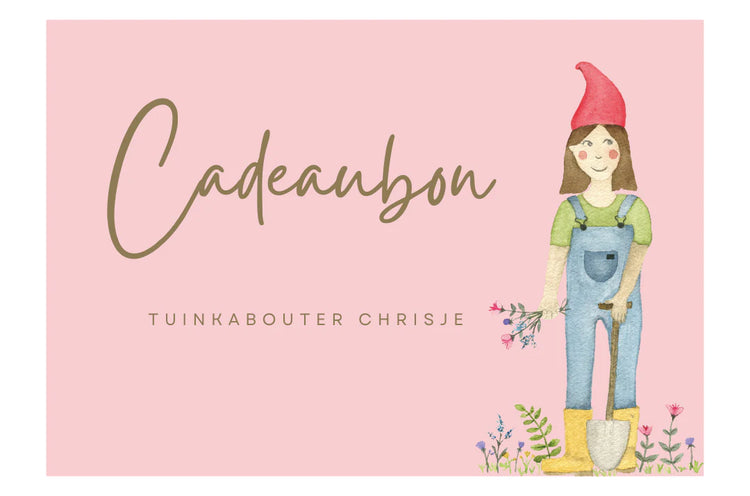 Cadeaubon - Tuinkabouter Chrisje
