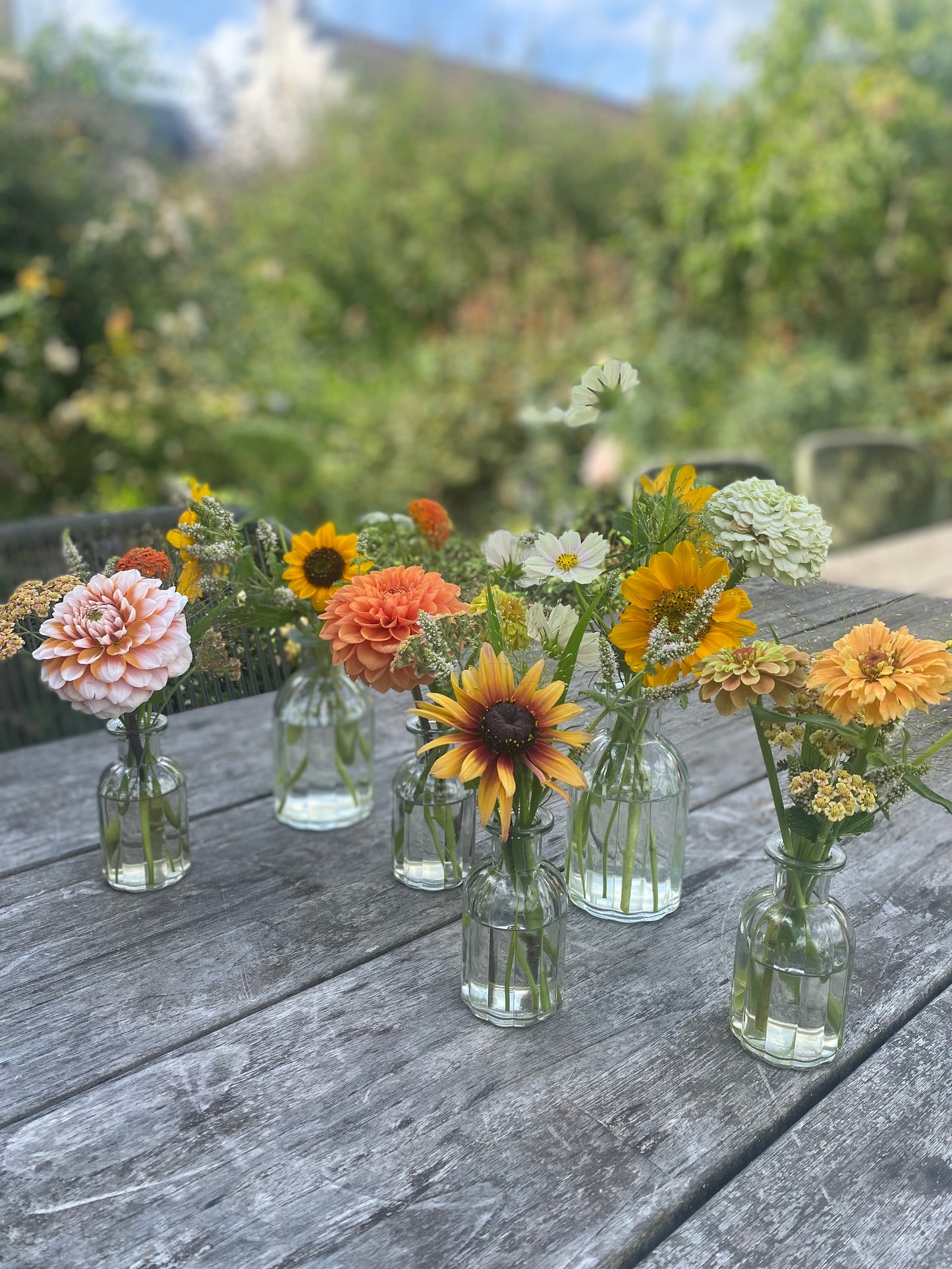 Table Vase with Fresh Flowers