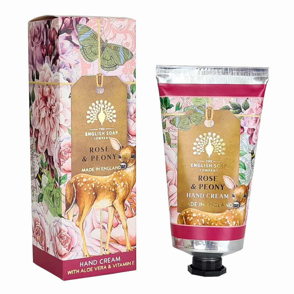Handcrème The English Soap Company - Rose & Peony - Tuinkabouter Chrisje