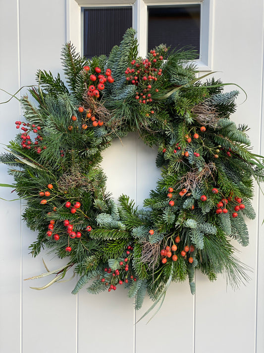 Christmas wreath - luxury on a moss basis